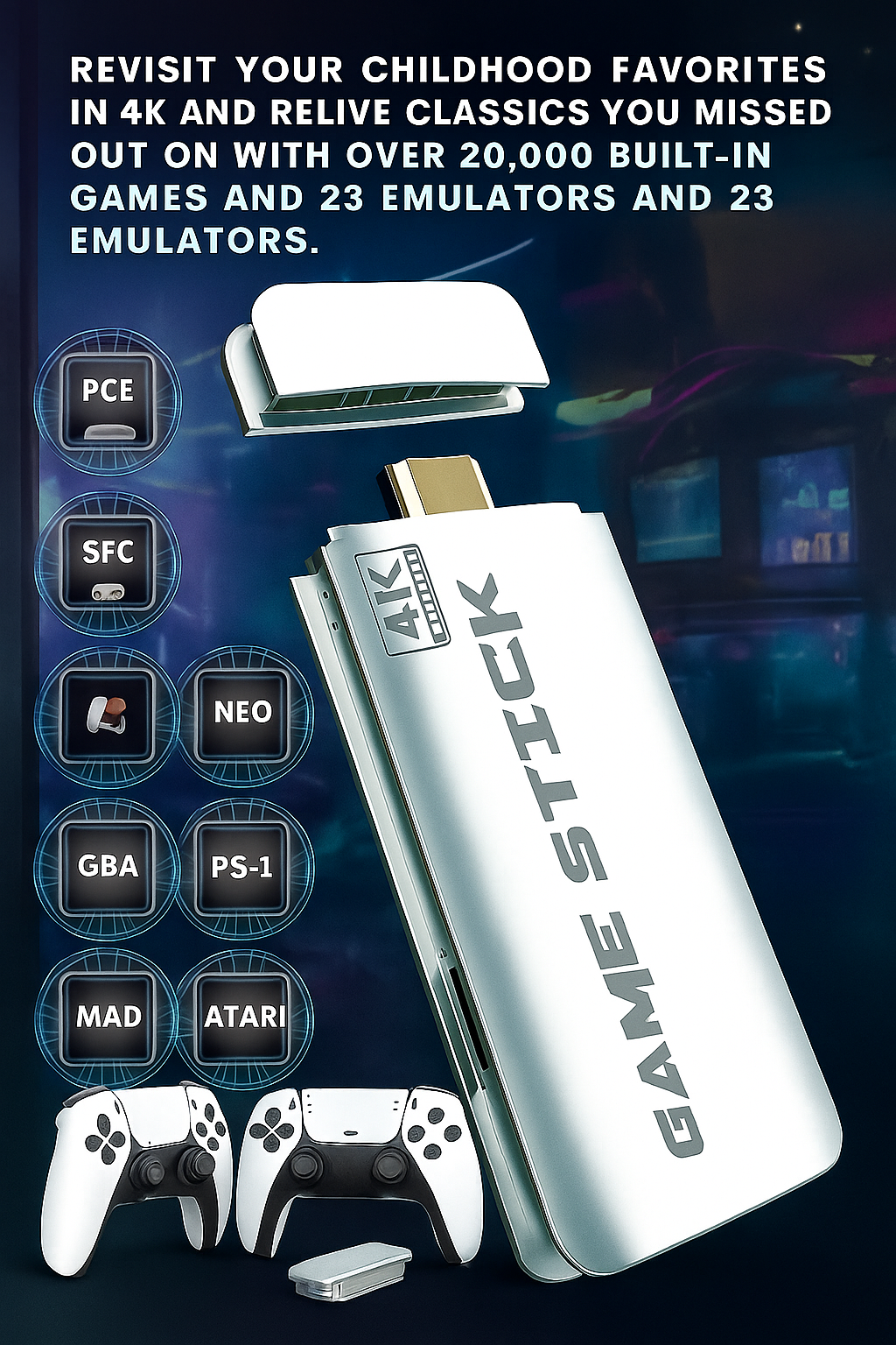 Retro Gaming Console | Over 10k Classic Games